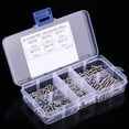 thumbnail image 3 of 180pcs M2.5 Stainless Steel SS304 Pan Head Hex Socket Screws Assortment Kit, Durable for Daily Usewith a Storage Box, 3 of 7