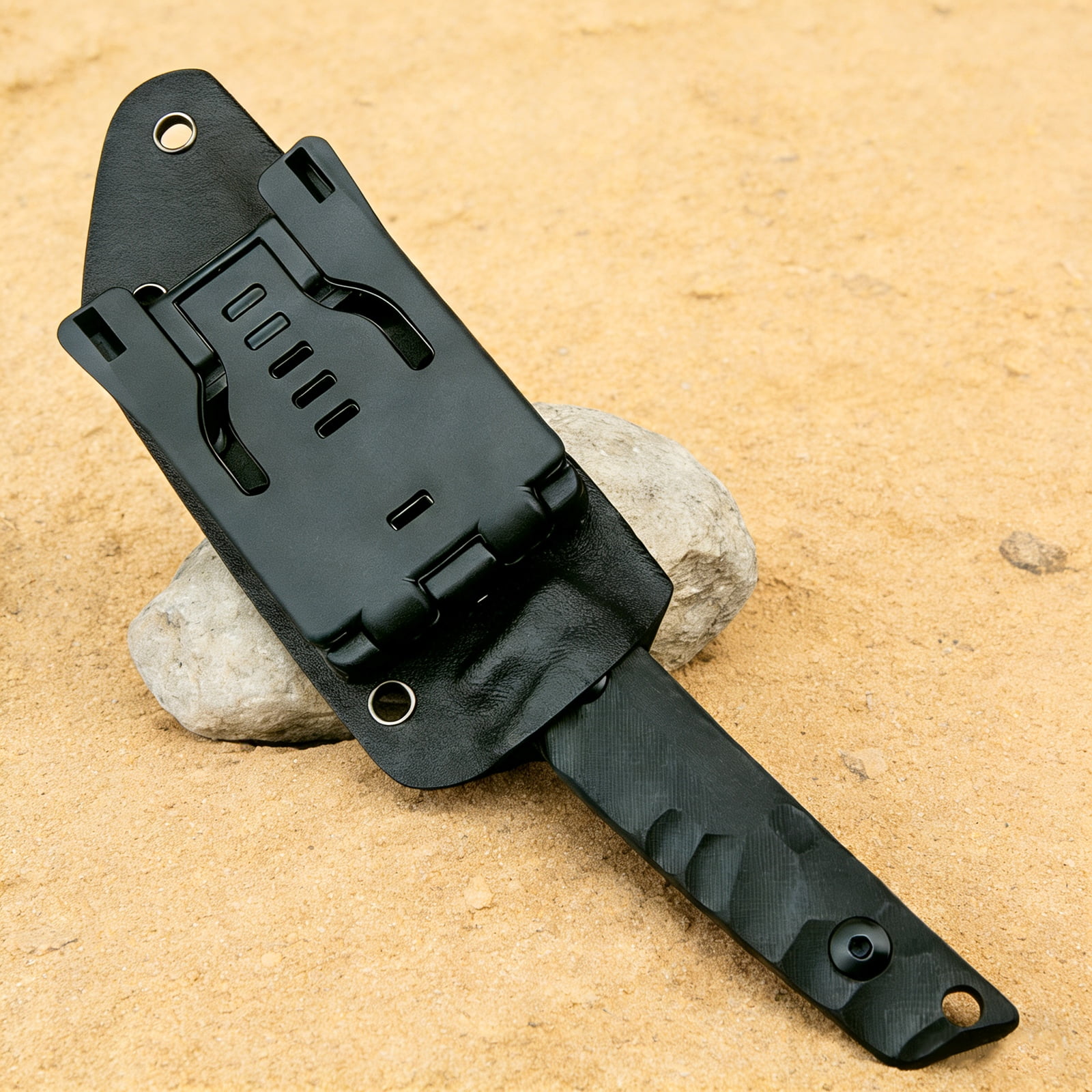 7.8'' Fixed-Blade Utility Knife with G10 Grip, Ideal for Home Vegetable & Packaging Trimming
