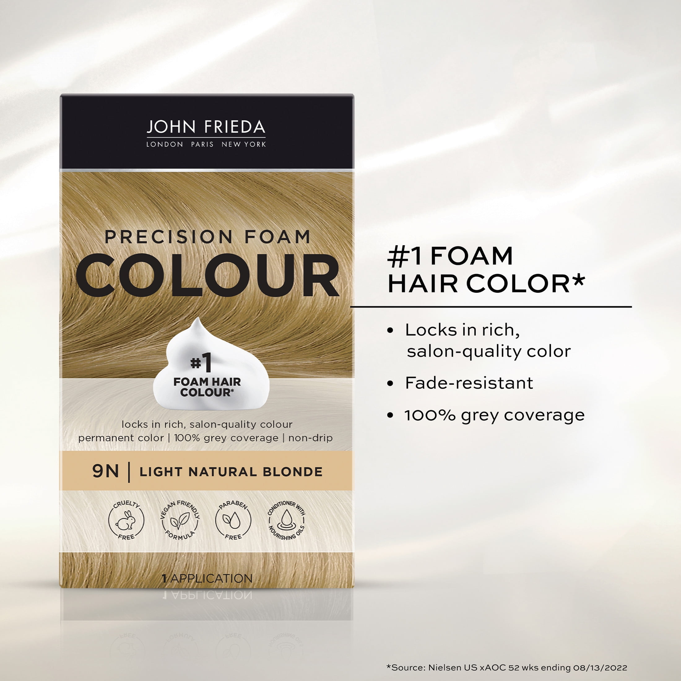 Precision Foam Colour - Light Natural Blonde 9N 1 application product package