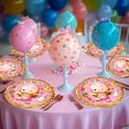 thumbnail image 4 of 24 Pz Plato Cartón Premium Pastelero Fiesta De Cumpleaños Mi Bautizo niña, 4 of 4
