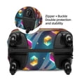 thumbnail image 4 of Lsque Geometry Dash Printed Luggage Cover, Travel Luggage Protector,Scratch and Dirt Resistant, Fits 18-32 Inch Luggage - X-Large, 4 of 9