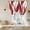 DarkRed, variant on Red White Moire Balloon Curtains for Bedroom/Front Door/Bathroom, Modern Abstract Art Tie Up Curtains 63 Inch Length Light Filtering Kitchen Curtains Shades for Windows 46"x63"