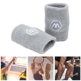 thumbnail image 1 of 2 par muñeca bandas de sudor, Pulsera Elástica absorbente de Sudor, Protectión de Muñeca Poliéster Algodón Athletic Sweat Banda para Los Amantes de los Deportes, Yoga, Yoga, Yoga, Yoga,, 1 of 7