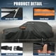 thumbnail image 3 of Funda para automóvil de película de aluminio, protección impermeable para Toyota RAV4 2012-2022, 3 of 6