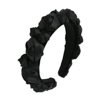 Unique Bargains 1 Pc Elegant Flowers Headbands for Women Black