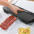 thumbnail image 3 of Vacuum Sealer, Food Saver Vacuum Sealer Machine with 10 Food Preservation Bags, Compact Design, One-touch Automatic Vacuum Sealer for Food, 3 of 6
