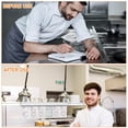 thumbnail image 3 of OFFIGAM Fournitures de Restaurant 2 Pcs Support Mural en Alliage d'Aluminium pour Commande Support de Billets de Commande Porte-Reçus, 3 of 8