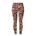 thumbnail image 2 of Gibobby Pantalones deportivos Pantalones de cintura alta para mujer, mallas deportivas suaves para yoga, pantalones para correr(Bronce， L), 2 of 5