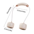 thumbnail image 3 of Ventilador de cuello portátil con 3 velocidades ajustables, recargable por USB, diseño ligero, mangueras flexibles de silicona, funcionamiento silencioso, adecuado para uso en exteriores e interiores., 3 of 6