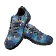thumbnail image 3 of COEQINE Women Running Shoes Girls Black Sole Sneakers Hiking Camping Running Breathable Mesh Training Athletic Shoes Fitness Footwear, Gold Butterfly Starry Night, 3 of 7
