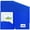 Blue, variant on ViVin 12-pack Plastic Folders 3 Holes Punched with 2 Pockets, 50 Sheets Capacity, Letter Size 6 Assorted Colors
