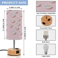 thumbnail image 2 of Touch Control Table Lamp with LED Bulb Bedside Lamp for Bedroom Living Room Cute Little Marshmallow, 2 of 8