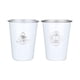 thumbnail image 1 of Juego de tazas de pinta de acero inoxidable de 2 paquetes, taza de cerveza apilable de un sólo recinto para fiesta y camping, 1 of 5