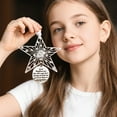 thumbnail image 3 of Good Neighbors are Like Stars Hanging Plaque,Metal Hanging Snowflake Decorations with Blessing Inscription,Love for Friend Family Neighbors, 3 of 5