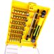 thumbnail image 2 of Juego de destornilladores manuales, 45 en 1 Kit de puntas de destornillador con aislamiento de punta magnética para reparación de electrónica, 2 of 8