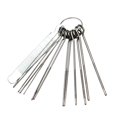 thumbnail image 1 of 14 limas para ranurar cejuelas de guitarra, juego de limas para cejuelas de puente, herramientas para instrumentos de cuerda, material metálico, adecu, 1 of 8
