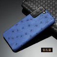 thumbnail image 1 of Funda trasera de punto de avestruz para móvil, carcasa de 5 colores, auténtica, para Samsung Galaxy S20, S21, S22, Ultra Plus, S20 + S21 + S22 + qym unisex, 1 of 1