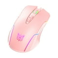 thumbnail image 4 of ONIKUMA ONIKUMA CW905 Souris de Jeu Filaire RGB Rose avec 6 Vitesses de DPI Réglables, 7 Boutons Programmables, Conception Ergonomique et Éclairage Multicolore pour une Expérience de Jeu Améliorée, 4 of 7