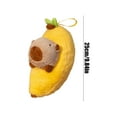 thumbnail image 2 of Bootesun Adorable Capybara Plush, 10" Fruit Avocado Capybara Plush Pillows, Soft Fluffy Food Plushies Toys, Home Decoration, Capybara Stuffed Animals Birthday Gifts for Sons Daughter, 2 of 8