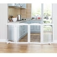 thumbnail image 2 of STAROUS Extra Wide and Tall Dog gate for Dogs, 80-inch Wide,30 inches Tall, 4 Panels, White (4 Pannels), 2 of 7