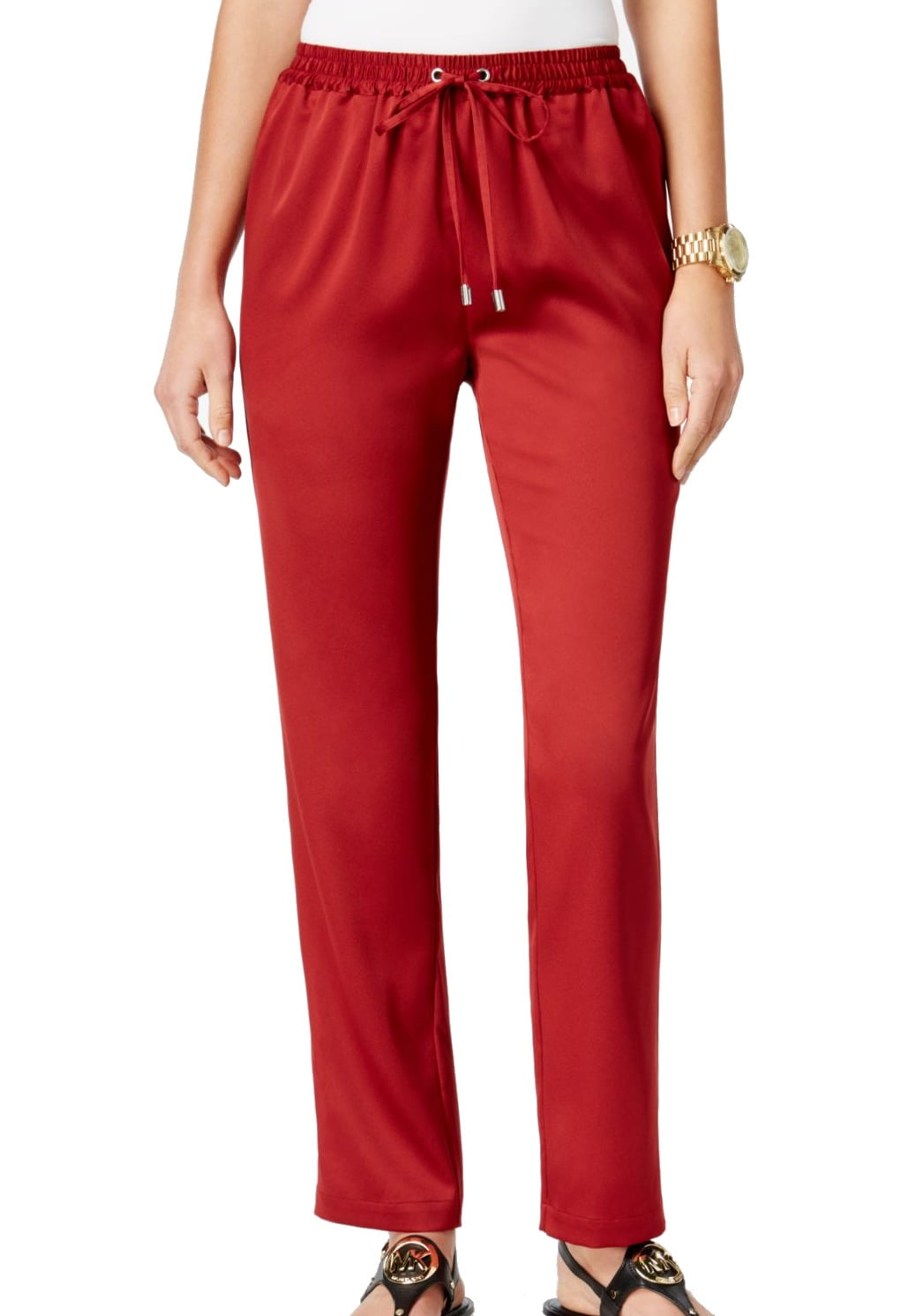 michael kors pants red