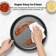 thumbnail image 6 of GPED Nonstick Frying Pan Skillet with Lid, 10 Inch Deep Frying Pan, 4.5 Qt Saute Pan with Bakelite Handle, Kitchen Cooking Pan Skillet, Compatible with All Stovetops (Gas, Electric & Induction), 6 of 6