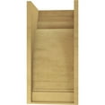 thumbnail image 4 of 12"W x 12"D x 24"H Wide Hughes Rough Cedar Woodgrain TimberThane Corbel, Primed Tan, 4 of 6