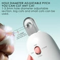 thumbnail image 5 of Gravitational Push Cat Nail Clipper with Adjustable Round Hole for Safe and Easy Pet Grooming at Home, 5 of 5