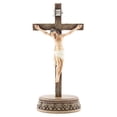 thumbnail image 2 of Renaissance Collection 6 x 8.5 Inch Resin Stone Tabletop Corpus Crucifix Cross, 2 of 3