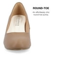 block heel pumps wide width