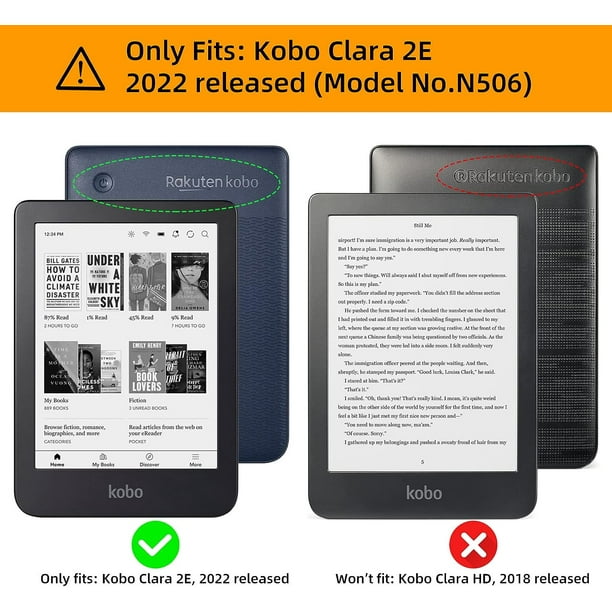  Slim Case for 6 Kobo Clara 2E 2022 Released,Case for