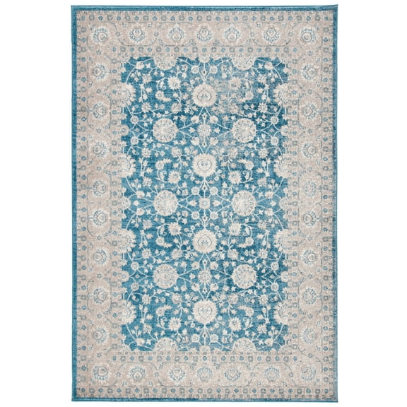 Safavieh Sofia Derrick Oriental Area Rug, Blue/Beige, 6'7" x 6'7" Square