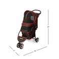 thumbnail image 4 of Gen7Pets Regal PLUS™ Pet Stroller, Dog Stroller - Cat Stroller, Black/Red, 4 of 5