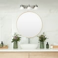thumbnail image 3 of Design House 510263 Bristol Vanity Light Dimmable with Frosted Glass for Above Bathroom Mirror, Satin Nickel, 3-Light, 3 of 17