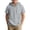 Grey, variant on Boys Neck Solid Long Sleeve Base Layer Shirt â High Elastic Cotton Undershirt Thermal Top, Minimalist Style, Autumn Winter School Layering Kids Clothes Size 2-18