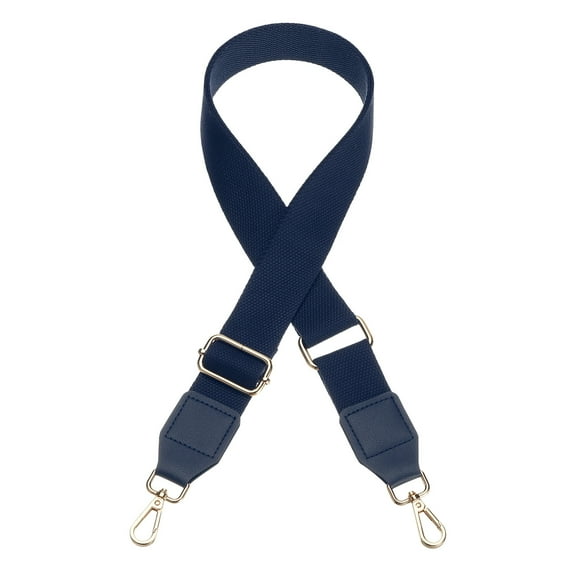 Uxcell Wide Shoulder Purse Strap [1Pcs] - 55 Inch Adjustable Straps Replacement for Handbags Use For Purse & Crossbody Bag & Guitar & Canvas Bag - [Dark Blue]