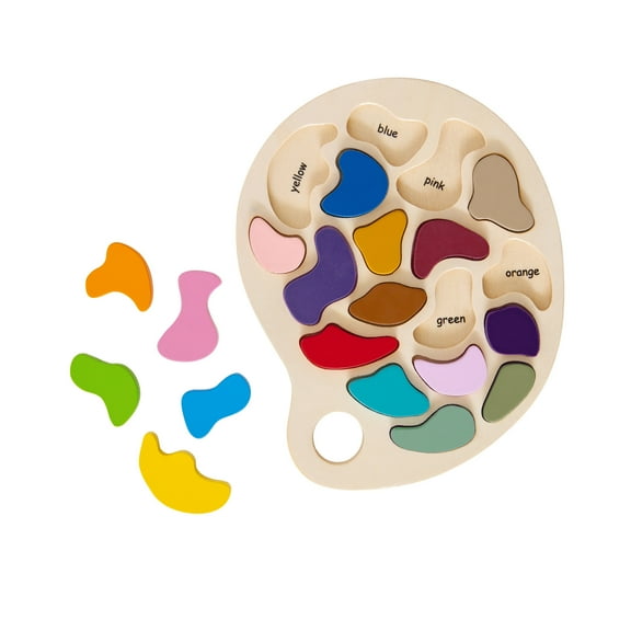The Freckled Frog Artist Palette Puzzle - Wooden Puzzle