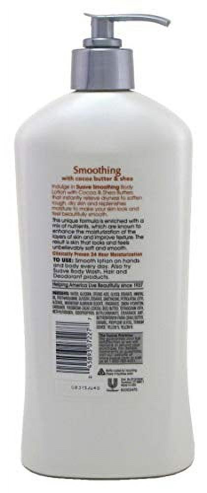 Suave Skin Solutions Body Lotion, Smoothing with Cocoa Butter and Shea 18 oz - image 2 of 4