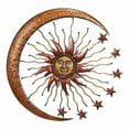 thumbnail image 1 of 42770 Metal Sun Moon Wall Decor Makes The Room Feel Natural, 1 of 1