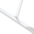 thumbnail image 5 of 55" Faux Marble Top Dining Table For 4, Rectangular Style, White & Silver, Simple Assembly, Fits Home Office And Living Room 4 55 Inch Table, Uncomplicated For, 5 of 6