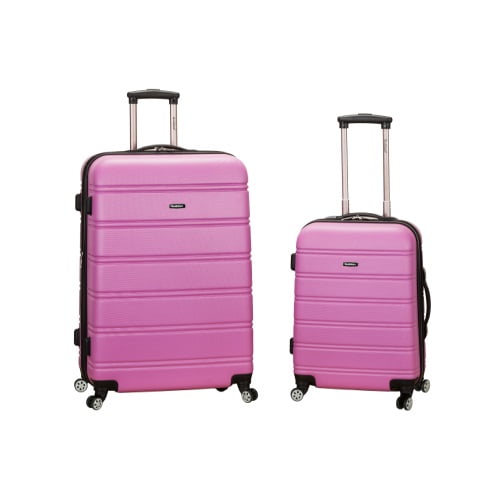 Ensemble de Toupies Extensibles en ABS de 20 Pouces, 28 Pouces, 2 Pcs - PINK