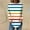 Multicolor, variant on Womens Cute Striped Tunic Shirts Long Sleeve Crewneck Shirt High Low Side Split Hem Loose Oversized Tees 2025 Popular Printed Loose Daily Round Neck Long Sleeved T Shirt Navy 3Xl