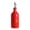 Red, variant on 16 Oz Ceramic Olive Oil Dispenser Bottle, Oil Dispenser for Kitchen with Gravity Spout, Relief Opaque Oil Container for Evoo, Avocado Oil, Vinegar, Soy Sauce, 1 Pack(Beige, Silver Spout)
