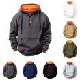 thumbnail image 4 of Ruyang Half Zip Hoodies for Boys Oversized School Preppy Hooded Sweatshirt Teenager Trendy Athletic Pullover Sweaters, 4 of 6