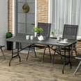 thumbnail image 2 of Outsunny 6 FT Outdoor Dining Table for 6, Folding Patio Table Steel Legs, 2 of 10