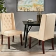 thumbnail image 5 of Contemporary Wingback Dining Chair Set / Suit for Various Dining Scenes, 5 of 6