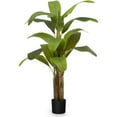thumbnail image 1 of Maia Shop 5ft Artificial Banana Tree, Fake Plants for Home Decor, 1 of 10