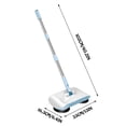 thumbnail image 3 of Upgraded Push Broom with Microfiber Mop, Foldable & Lightweight for Hardwood Tile Vinyl Floors, Pet Hair Dust Dirt Pickup, Adjustable Stainless Steel Handle, No Electricity Needed, 3 of 11