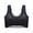 Z02*Black, variant on IQOGKRN Plus Size Anti Sagging Bras for Women Seamless No Underwire Comfortable Push Up Wireless Bra Mesh Padded Smoothing Bras Beige L
