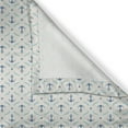 thumbnail image 6 of Ambesonne Anchor Grommet Curtain, Yachting Waves Stars, 50" x 54", Beige Blue Pale Blue, 6 of 6